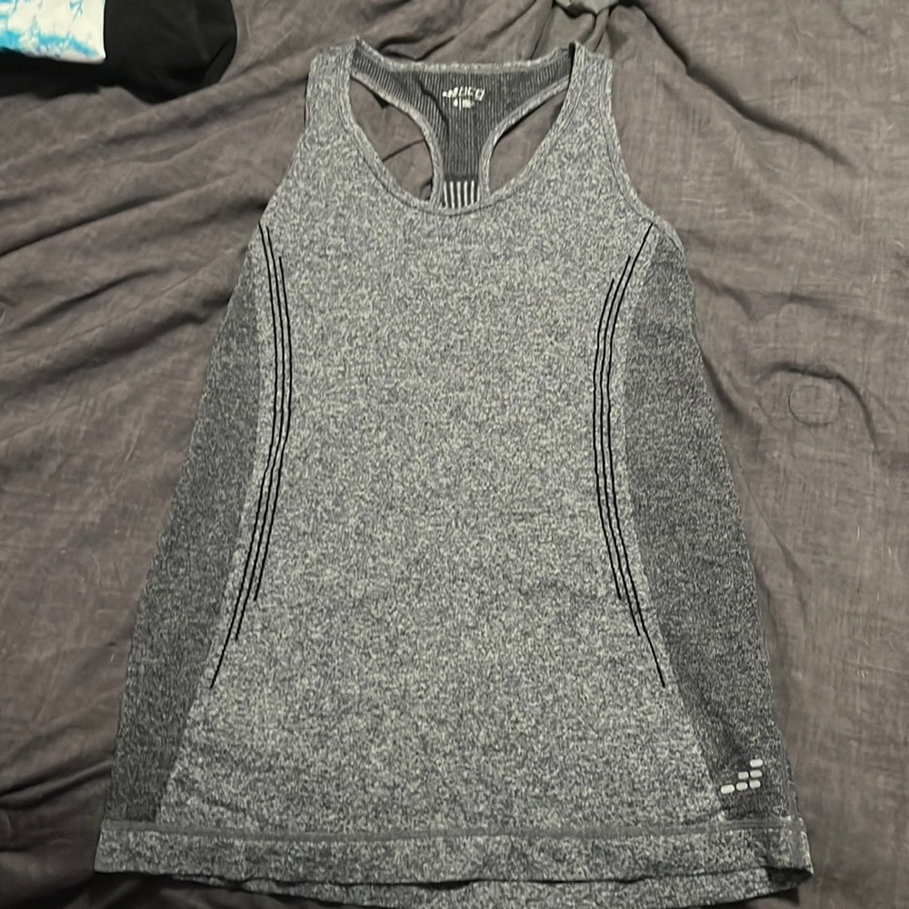 bcg tank top, size small, grey